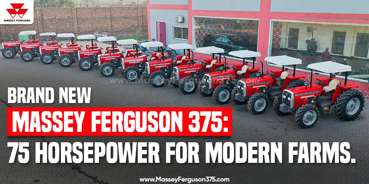 MF 375 75HP tractor for sale